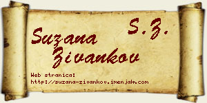 Suzana Živankov vizit kartica